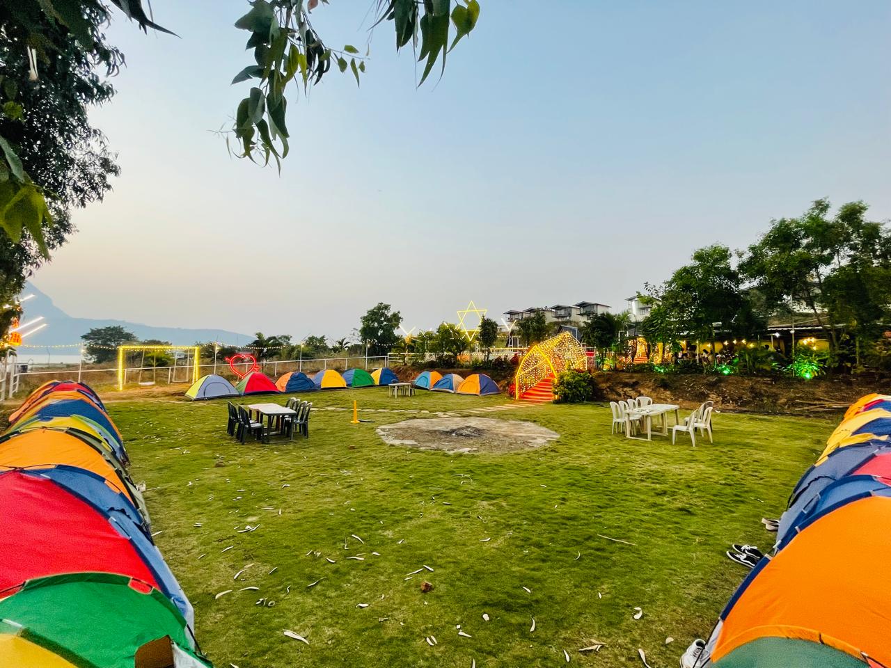 Lakeside Camping at Pawna with day View